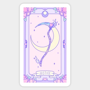 Justice - Pastel Tarot Deck Sticker